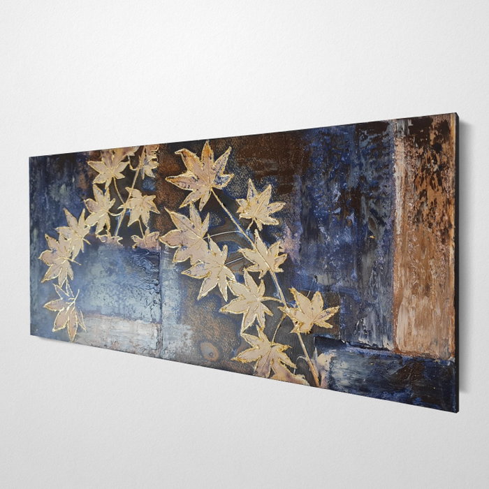 Wallity Óleo Decorativo Pintado a Mano 50 x 120 cm Multicolor